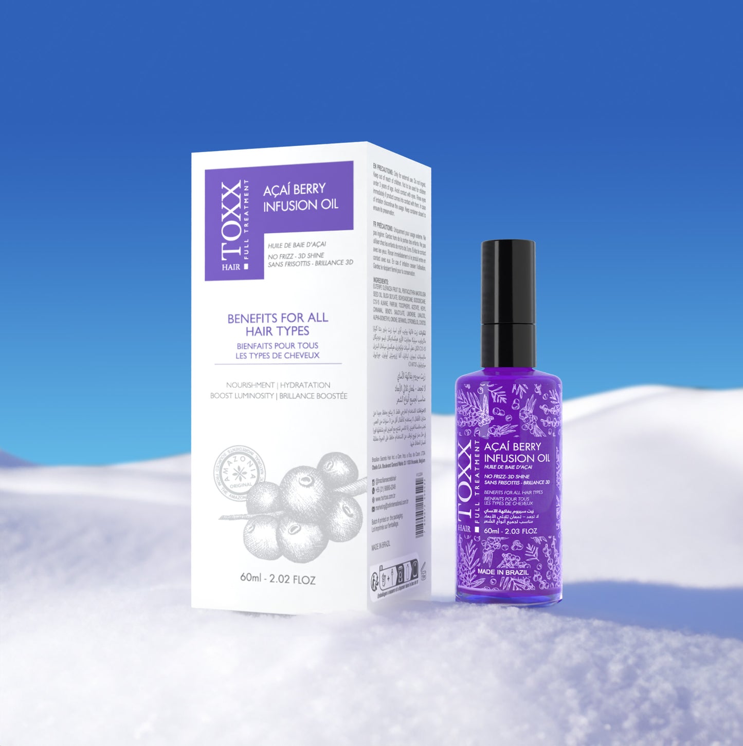 HAIR TOXX - Acai Berry Infusion Oil (60ml)