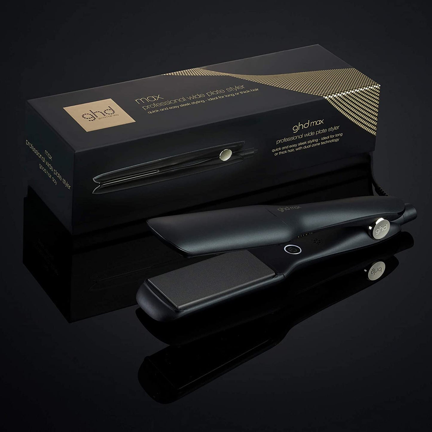 GHD Max professional wide plate styler, piastra per capelli