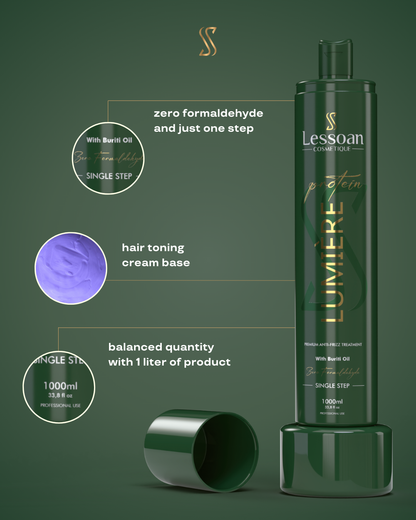 LESSOAN® LUMIÈRE PROTEIN (SMOOTHING TREATMENT FOR BLONDE HAIR) 1 L