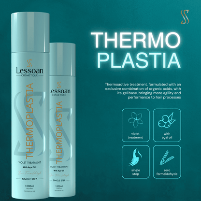LESSOAN® THERMOPLASTIE (LISSEUR POUR CHEVEUX DIFFICILES) Sans Formaldéhyde