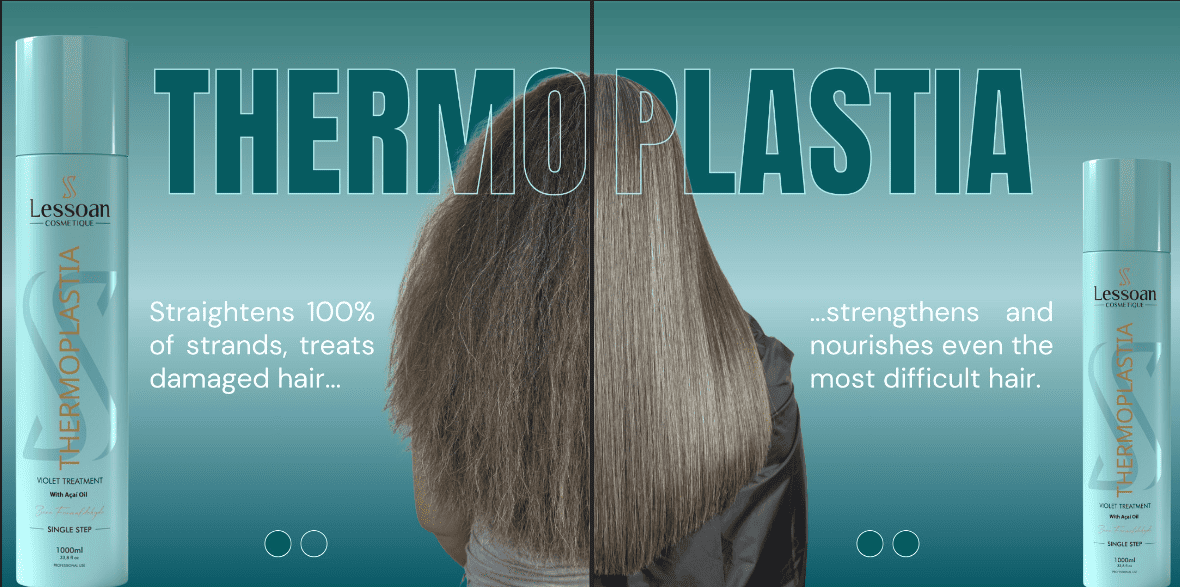 LESSOAN® THERMOPLASTIE (LISSEUR POUR CHEVEUX DIFFICILES) Sans Formaldéhyde